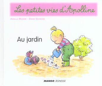 Couverture du livre « Au jardin » de Dufresne/Modere aux éditions Mango