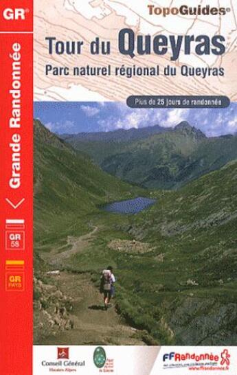 Couverture du livre « Tour du Queyras ; 05 - GR - 505 (édition 2012) » de  aux éditions Ffrp