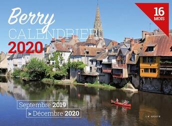 Couverture du livre « Calendrier 2020 ; Berry » de  aux éditions Geste