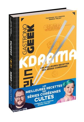 Couverture du livre « Recettes des dramas coreens » de Villanova/Palot aux éditions Hachette Heroes