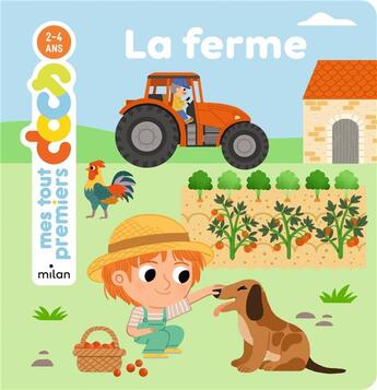 Couverture du livre « La ferme » de Jeanne Boyer et Ilaria Falorsi aux éditions Milan