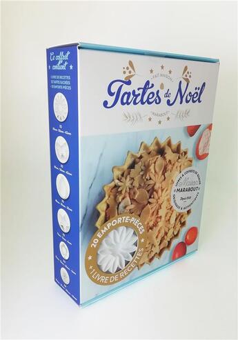 Couverture du livre « Coffret tartes de Noël » de  aux éditions Marabout