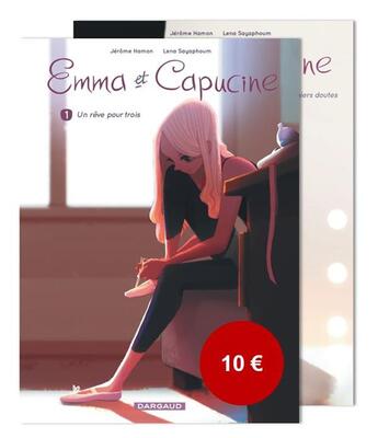 Couverture du livre « Emma et Capucine : Tome 1 et Tome 2 » de Jerome Hamon et Lena Sayaphoum aux éditions Dargaud