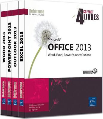 Couverture du livre « Microsoft  office 2013 ; word, excel, powerpoint et outlook » de  aux éditions Eni