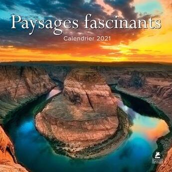 Couverture du livre « Paysages fascinants ; calendrier (édition 2021) » de  aux éditions Place Des Victoires