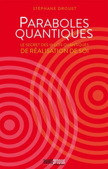 Couverture du livre « Paraboles quantiques » de Stephane Drouet aux éditions Avant-propos