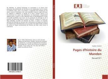 Couverture du livre « Pages d'histoire du manden » de Camara Seydou aux éditions Editions Universitaires Europeennes