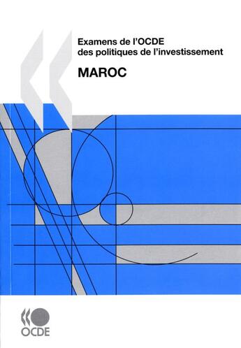 Couverture du livre « Examens de l'ocde des politiques de l'investissement : maroc 2010 » de  aux éditions Ocde