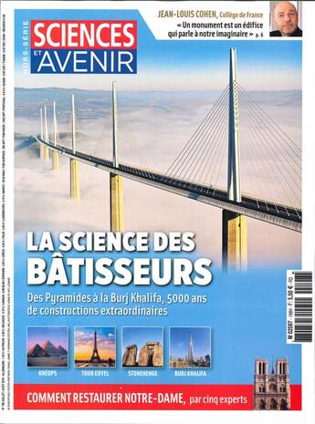 Couverture du livre « Sciences et avenir hs n 198 - la science des batisseurs juillet/aout 2019 » de  aux éditions Hs Sciences & Avenir