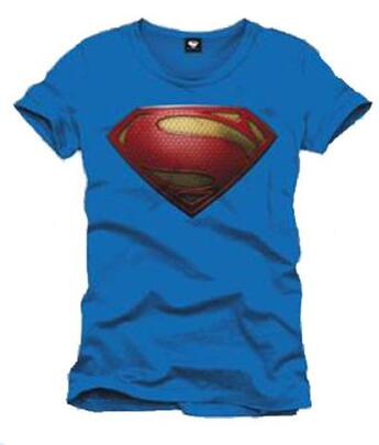 Couverture du livre « Superman man of steel logo 3d cobalt m » de  aux éditions Cotton Division