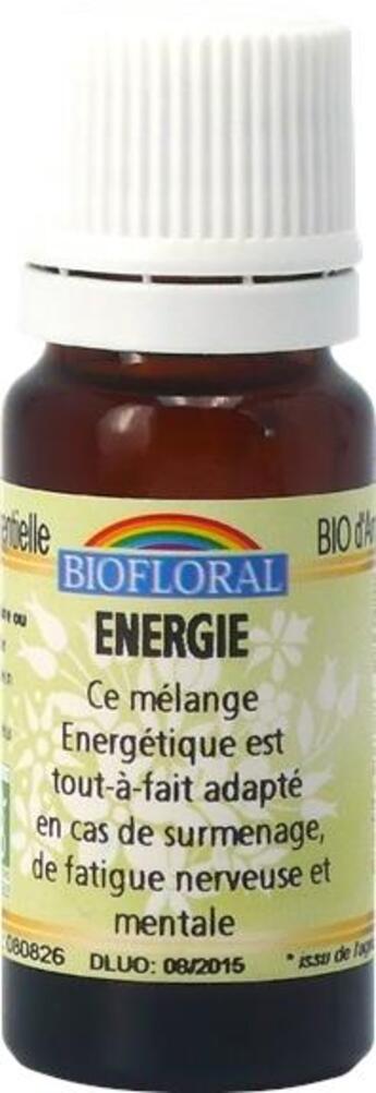 Couverture du livre « Huile d'ambiance energie - 10ml - bio » de  aux éditions Dg-exodif