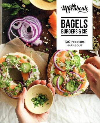 Couverture du livre « Les petits Marabout ; bagels, burgers et cie » de  aux éditions Marabout