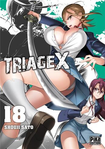 Couverture du livre « Triage X Tome 18 » de Shouji Sato aux éditions Pika