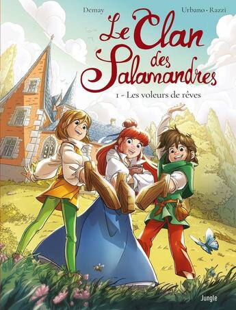 Couverture du livre « Le clan des salamandres Tome 1 : Les voleurs de rêves » de Manuela Razzi et Emilio Urbano et Virginie Demay et Alessandra Dottori aux éditions Jungle