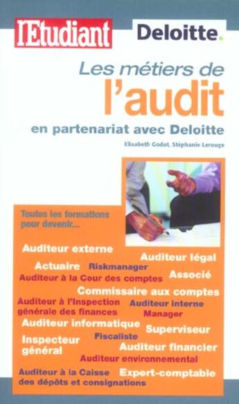 Couverture du livre « Les métiers de l'audit » de Godot/Lerouge aux éditions L'etudiant