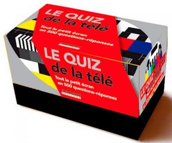 Couverture du livre « Le quiz de la télé » de  aux éditions Chronique