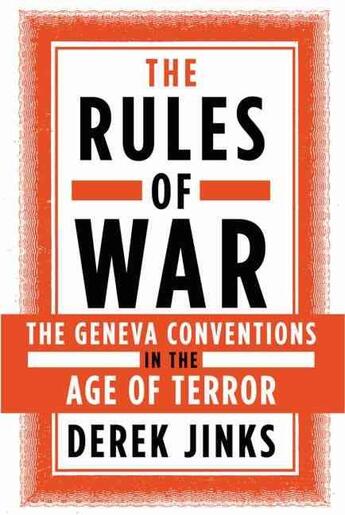 Couverture du livre « The Rules of War » de Derek Jinks aux éditions Oxford Up Elt