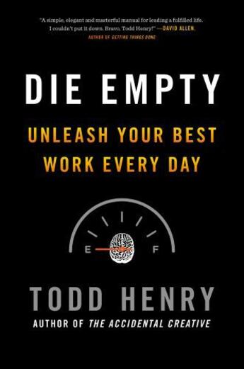 Couverture du livre « Die Empty » de Todd Henry aux éditions Viking Adult