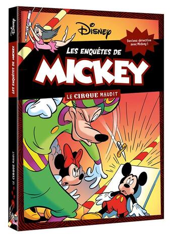 Couverture du livre « Les enquêtes de Mickey t.3 ; le cirque maudit » de Disney aux éditions Disney Hachette