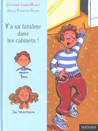 Couverture du livre « Y'A Un Fantome Dans Les Cabinets » de Joelle Passeron et Catherine Lamon-Mignot aux éditions Nathan