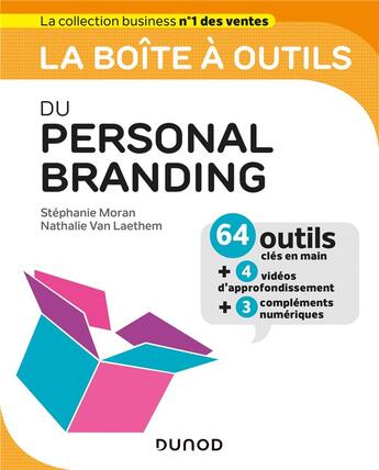 Couverture du livre « La boîte à outils : personal branding » de Nathalie Van Laethem et Stephanie Moran aux éditions Dunod