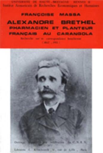 Couverture du livre « Alexandre Berthel pharmacien » de  aux éditions Pu De Rennes