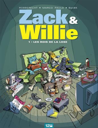 Couverture du livre « Zack & Willie Tome 1 ; les rois de la lose » de Paulo Marco aux éditions Glenat