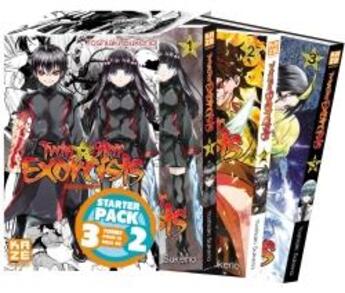 Couverture du livre « Twin star exorcists : coffret Tomes 1 à 3 » de Yoshiaki Sukeno aux éditions Crunchyroll