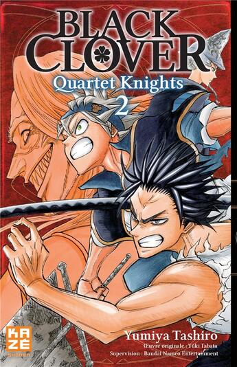 Couverture du livre « Black Clover - quartet knights Tome 2 » de Yuki Tabata et Yumiya Tashiro aux éditions Crunchyroll