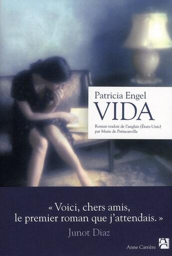 Couverture du livre « Vida » de Patricia Engel aux éditions Anne Carriere