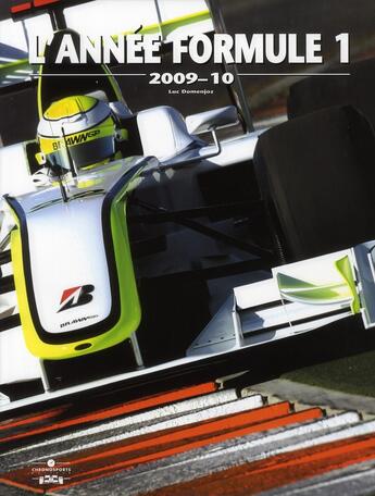 Couverture du livre « L'année de la Formule 1 (édition 2009/2010) » de Luc Domenjoz aux éditions Chronosports