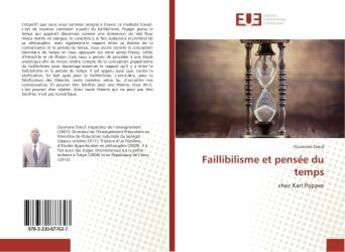 Couverture du livre « Faillibilisme et pensée du temps » de Ousmane Diouf aux éditions Editions Universitaires Europeennes