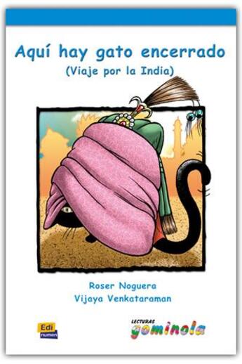 Couverture du livre « Aquí hay gato encerrado » de Pedro Tena Tena et Roser Noguera Mas et Vijaya Venkataram aux éditions Edinumen