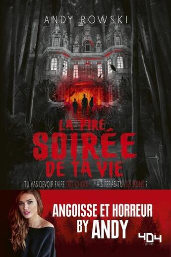 Couverture du livre « La pire soirée de ta vie » de Andy Rowski aux éditions 404 Editions