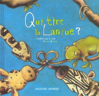 Couverture du livre « Qui tire la langue ? » de Frederique Loew aux éditions Magnard