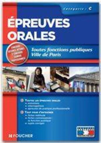 Couverture du livre « Épreuves orales catégorie C » de Brigitte Le Page aux éditions Foucher