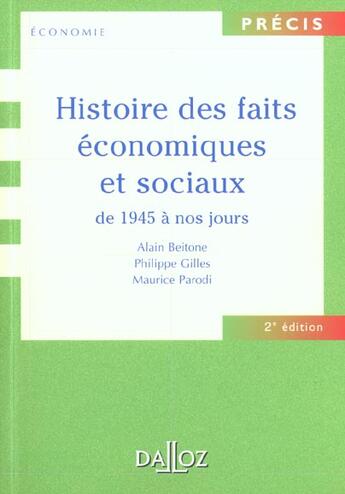 Couverture du livre « Précis » de Philippe Gilles et Parodi Maurice et Alain Beitone aux éditions Dalloz