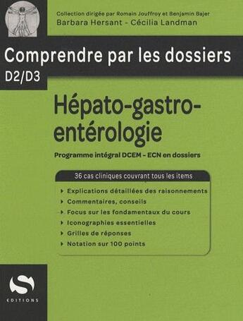 Couverture du livre « Hépatologie, gastrologie, entérologie » de  aux éditions Medxls