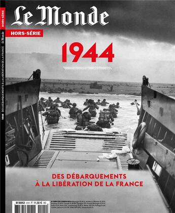 Couverture du livre « Le monde hs n 91 : debarquement 1944 - avril 2024 » de Le Monde Hs aux éditions Le Monde Hors-serie