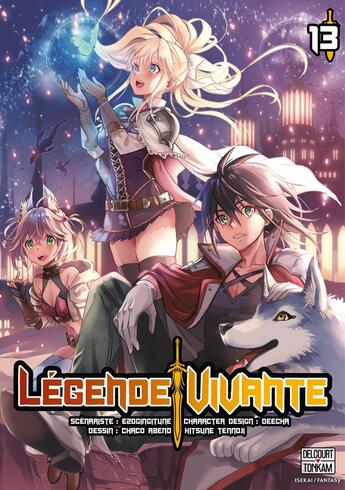 Couverture du livre « Légende Vivante T13 » de Chaco Abeno et Deecha et Ezogingitune et Kitsune Tennoji aux éditions Delcourt