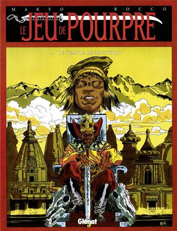 Couverture du livre « Le jeu de pourpre Tome 4 ; le temple reconstruit » de Pierre Makyo aux éditions Glenat