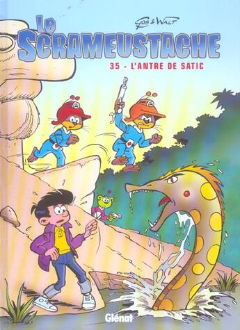 Couverture du livre « Le Scrameustache Tome 35 : l'antre de Satic » de Gos et Walt aux éditions Glenat