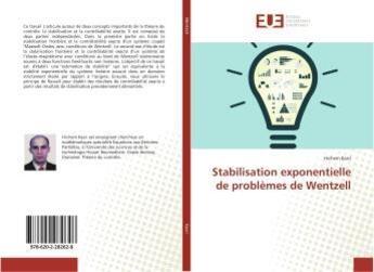 Couverture du livre « Stabilisation exponentielle de problemes de wentzell » de Kasri Hichem aux éditions Editions Universitaires Europeennes