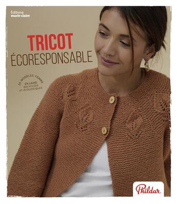 Couverture du livre « Tricot femme écoresponsable » de  aux éditions Marie-claire