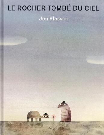 Couverture du livre « Le rocher tombé du ciel » de Jon Klassen aux éditions Ecole Des Loisirs