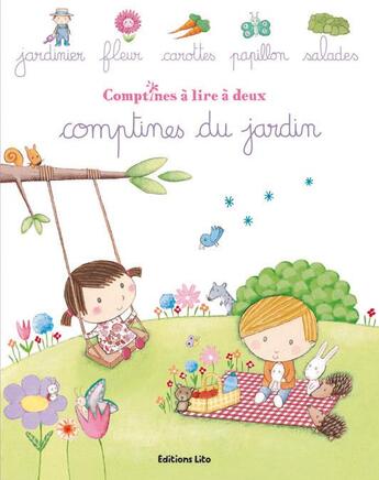 Couverture du livre « Comptines du jardin » de Rosalinde Bonnet aux éditions Lito