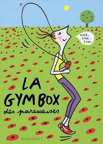 Couverture du livre « La gym box des paresseuses » de Lydie Raisin aux éditions Marabout