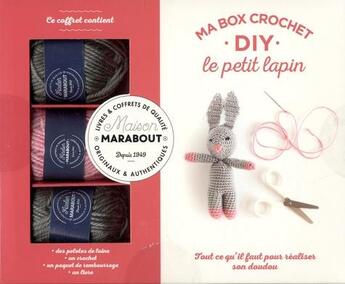 Couverture du livre « Ma box crochet DIY ; le petit lapin » de Marie-Noelle Bayard aux éditions Marabout