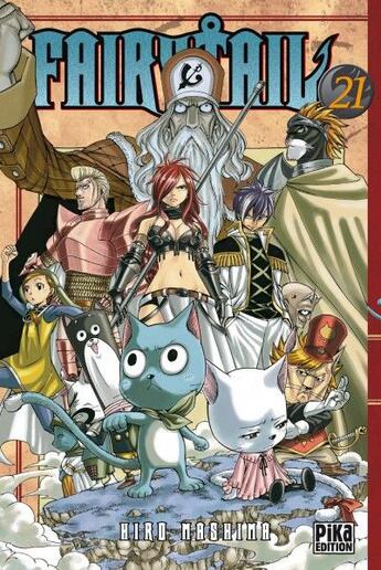 Couverture du livre « Fairy Tail Tome 21 » de Hiro Mashima aux éditions Pika