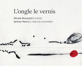 Couverture du livre « L'ongle le vernis » de Nicole Brossard aux éditions Noroit